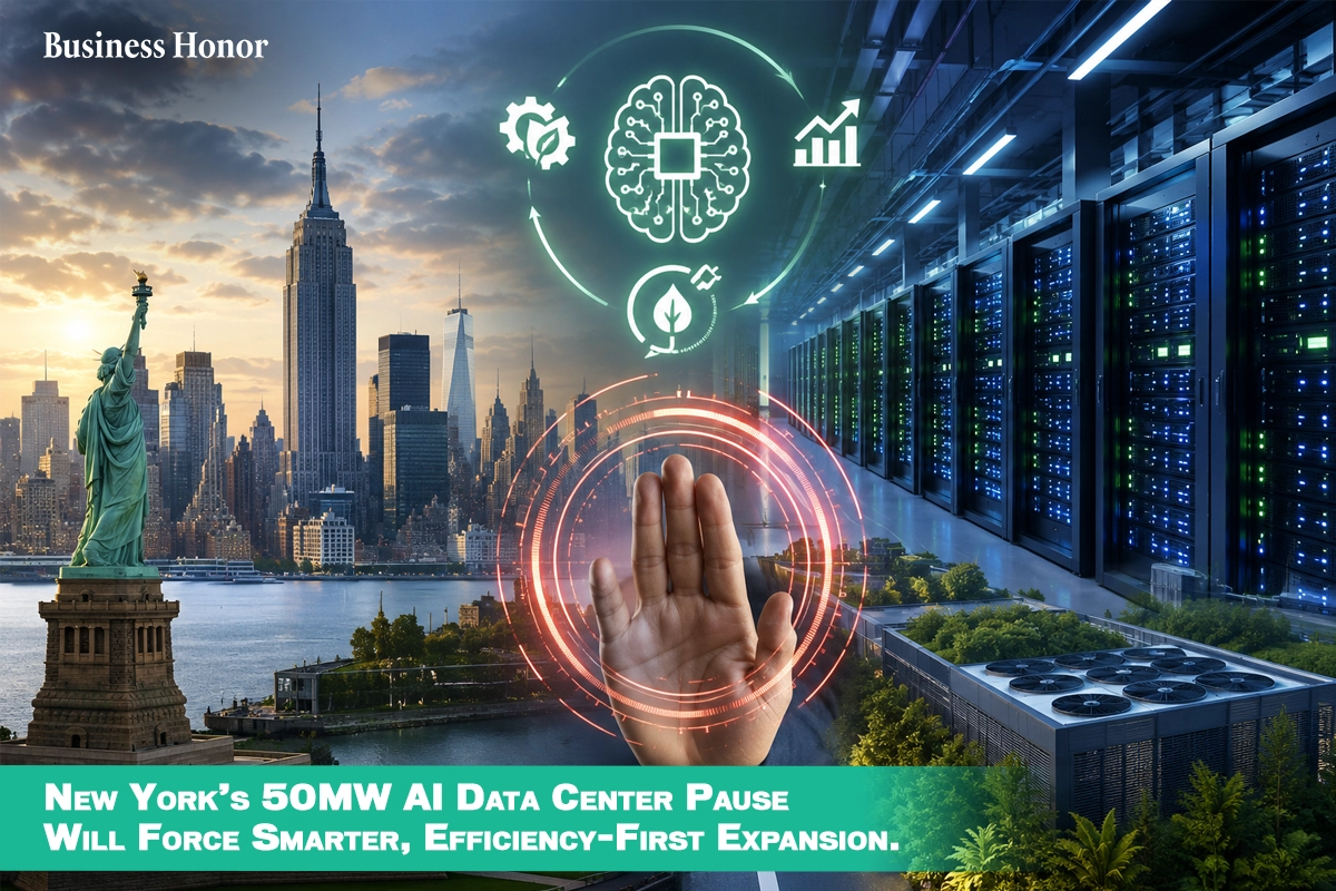 New York&rsquo;s 50MW AI Data Center Pause Will Force Smarter, Efficiency-First Expansion.